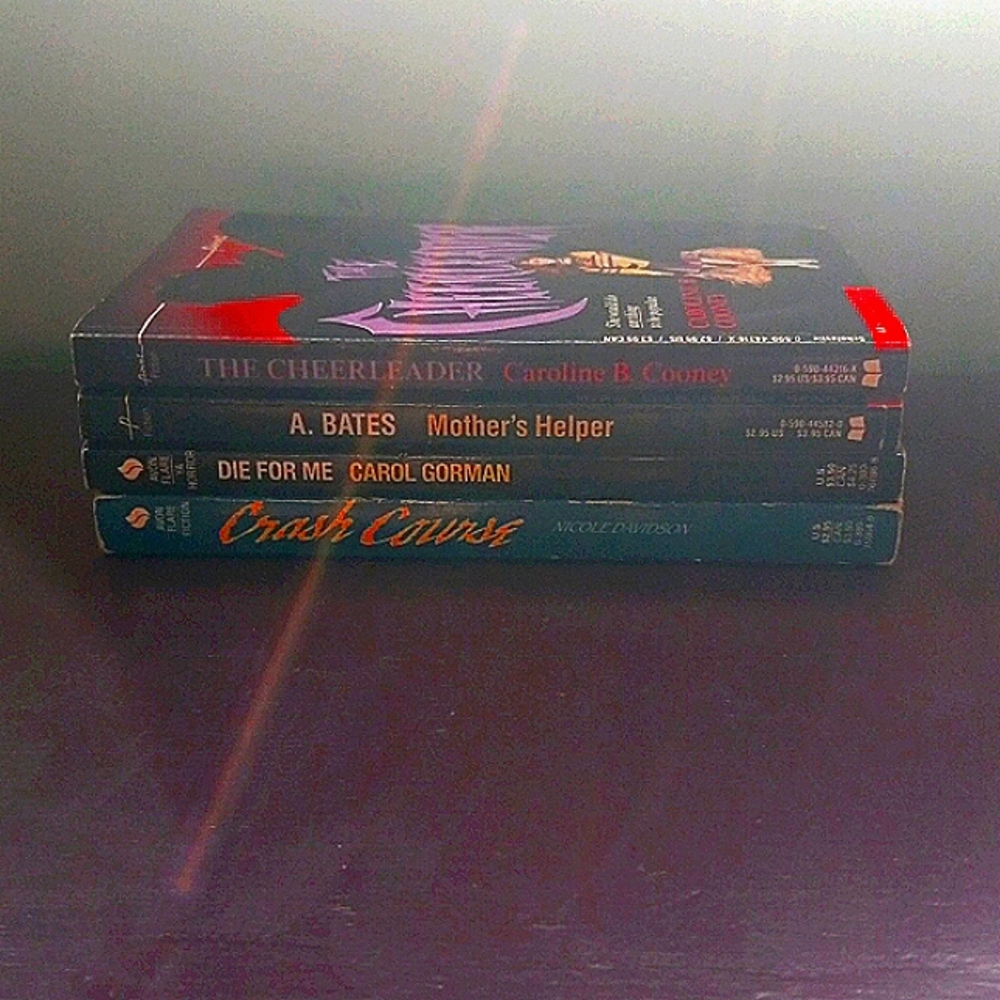 Four vintage young adult horror novels by various authors